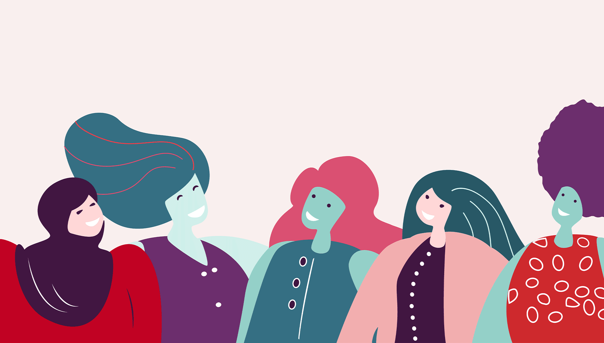 Cinq femmes réunies pour un projet